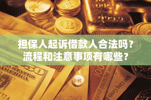 北京担保人起诉借款人合法吗？流程和注意事项有哪些？