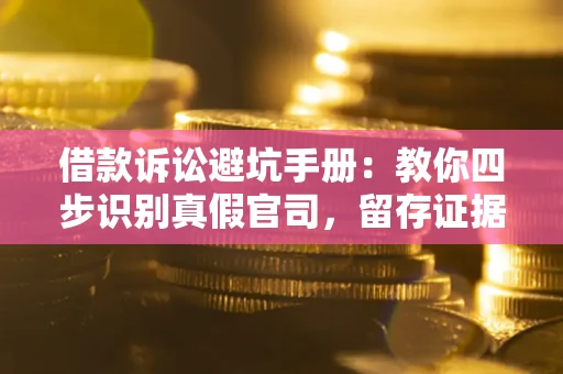 北京借款诉讼避坑手册：教你四步识别真假官司，留存证据不踩雷