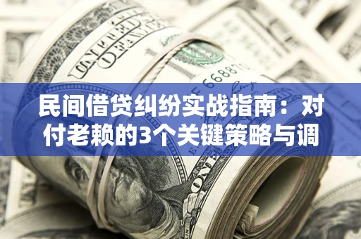 北京民间借贷纠纷实战指南：对付老赖的3个关键策略与调解盲区解析