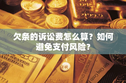 北京欠条的诉讼费怎么算？如何避免支付风险？